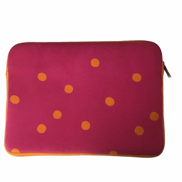 Kate Spade Computer Case Pink and Orange 13" x 9.5" - Picture 5 of 7